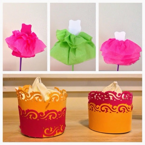Kids Craft Class: Paper Dress Cupcake&nbsp;Topper
